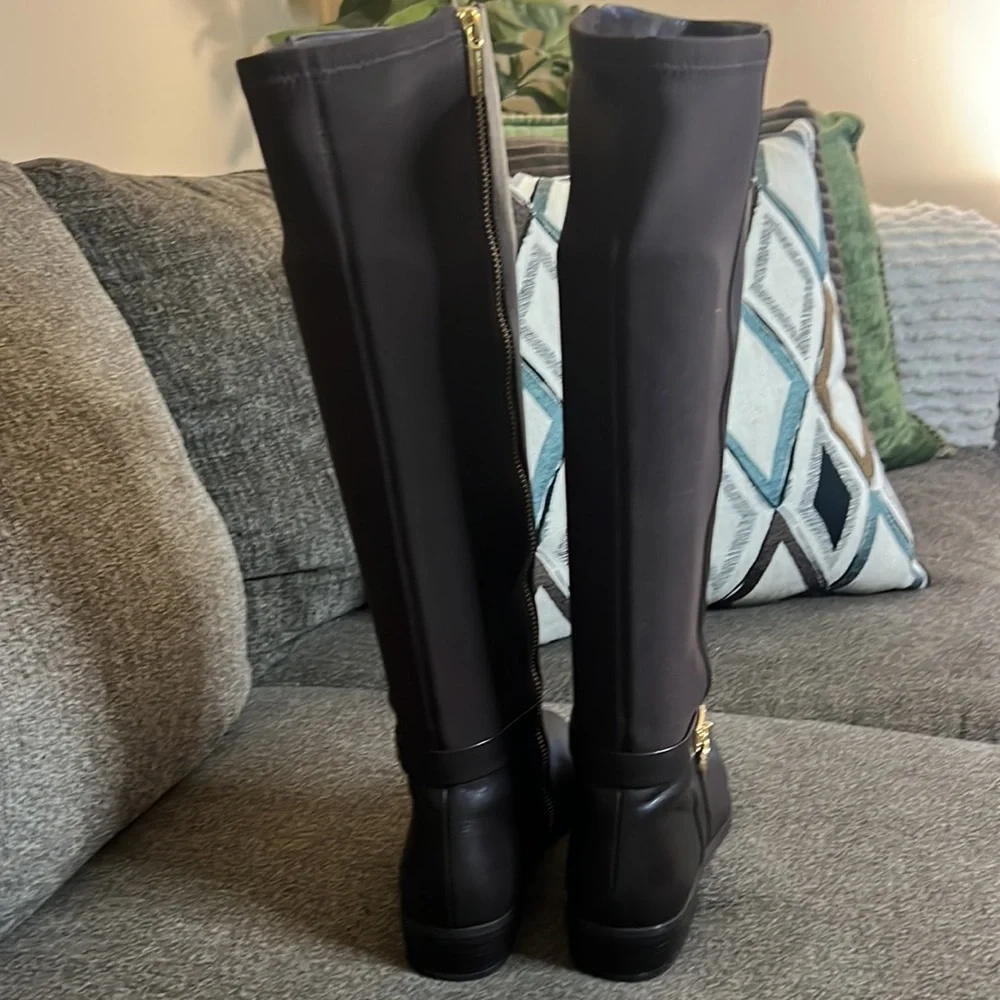 MICHAEL Michael Kors Hamilton Tall Riding Boots -‎ Dark Chocolate Size 5.5